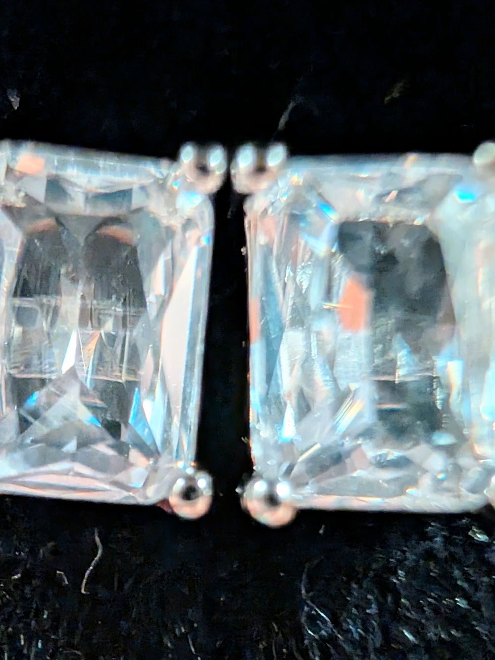 💎 Discount 💎 4 Carat Stud Earrings Moissanite - Diamond Stud Style - Picture 9 of 11